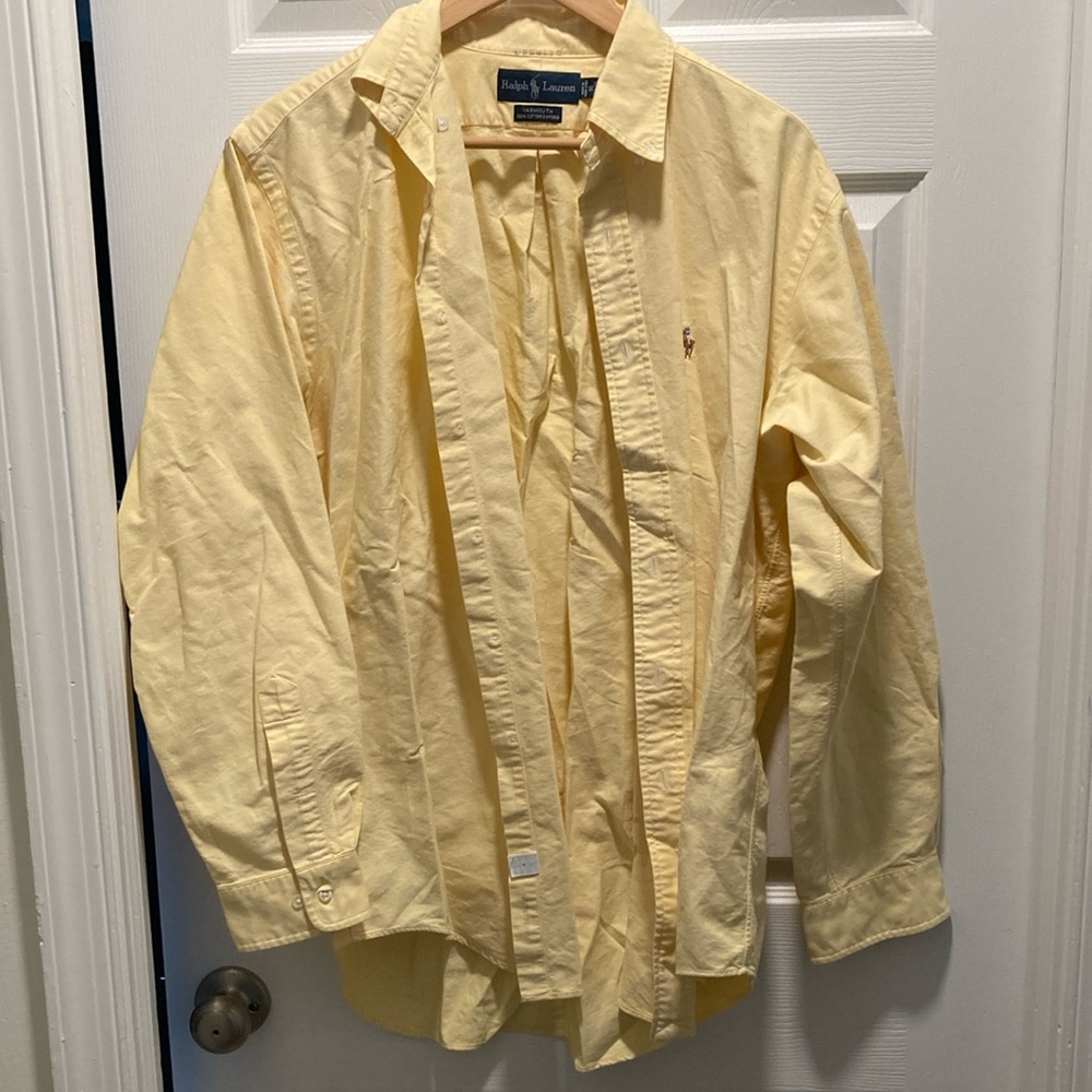 Polo by Ralph Lauren Men's Yellow Shirt